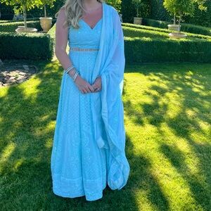 Elegant Blue Lehenga for Women